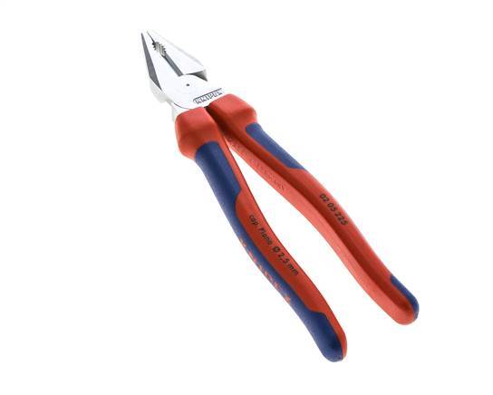 Alicates combinados Knipex Power 225 mm con mangos de 2 componentes