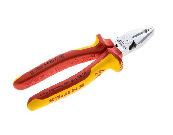 Alicates combinados Knipex 180 mm VDE probado hasta 1000V