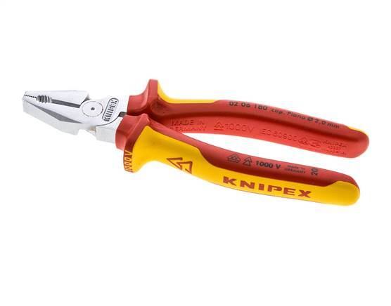 Alicates combinados Knipex 180 mm VDE probado hasta 1000V