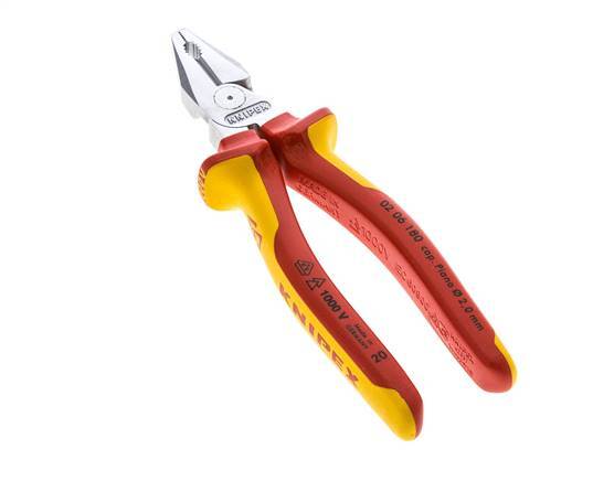 Alicates combinados Knipex 180 mm VDE probado hasta 1000V