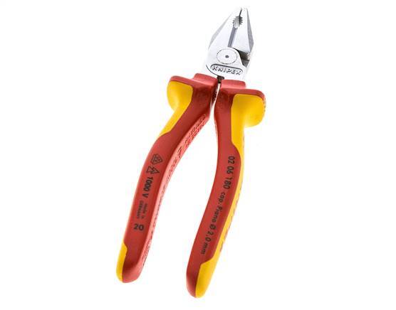 Alicates combinados Knipex 180 mm VDE probado hasta 1000V