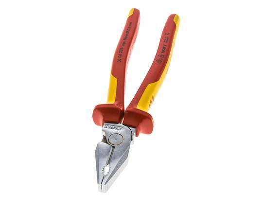 Alicates combinados Knipex 225 mm VDE probado hasta 1000V