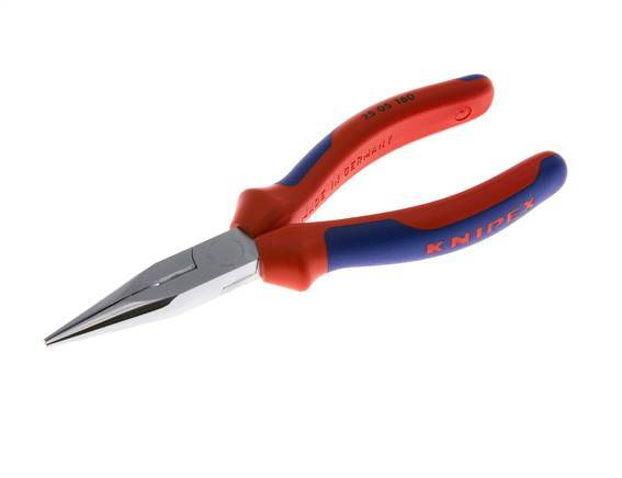 Alicates de punta recta Knipex 160 mm Mango de 2 componentes