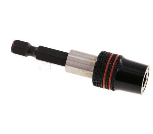 portapuntas magnético de cambio rápido de 1/4" (6,3 mm) Expulsión automática bloqueada mecánicamente