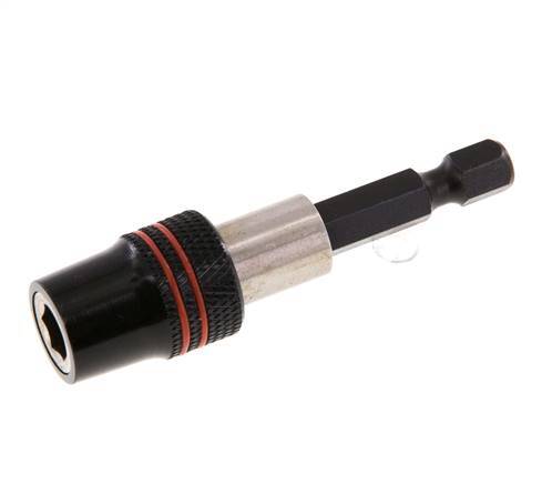 portapuntas magnético de cambio rápido de 1/4" (6,3 mm) Expulsión automática bloqueada mecánicamente