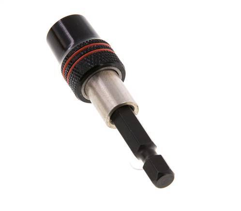 portapuntas magnético de cambio rápido de 1/4" (6,3 mm) Expulsión automática bloqueada mecánicamente