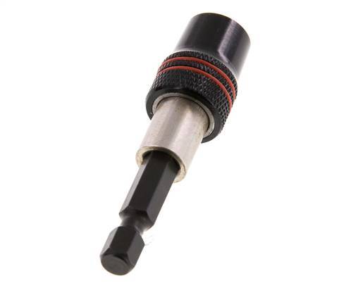 portapuntas magnético de cambio rápido de 1/4" (6,3 mm) Expulsión automática bloqueada mecánicamente