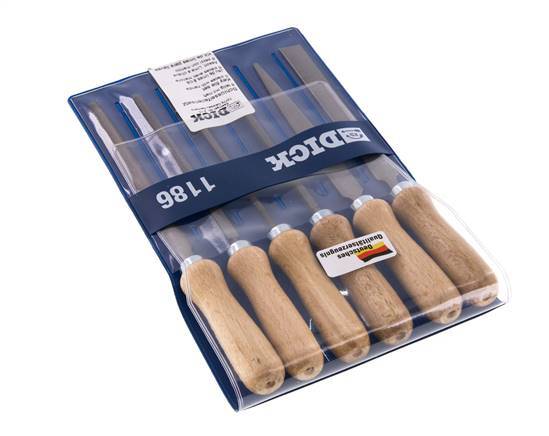 Juego de limas Dick de 6 piezas
