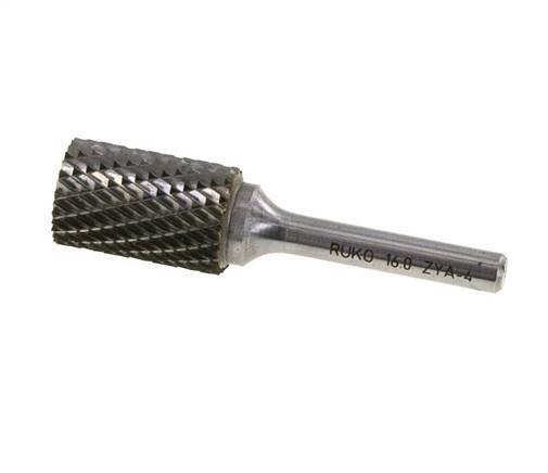 Fresa de metal duro ZYA en forma de cilindro de 16 mm