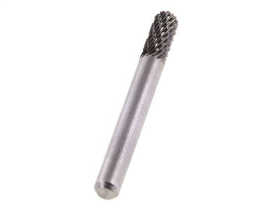 Fresa de carburo de 6 mm con punta de bola WRC