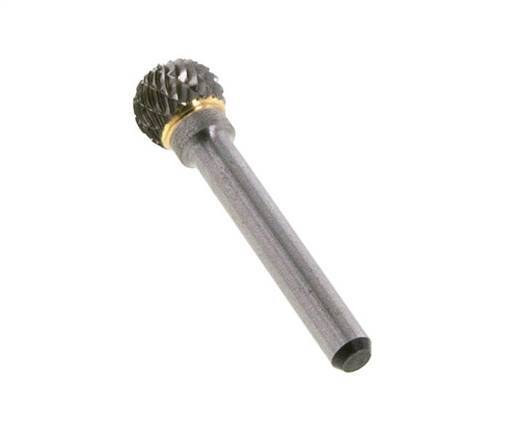 Fresa de carburo KUD redonda/globular de 12 mm
