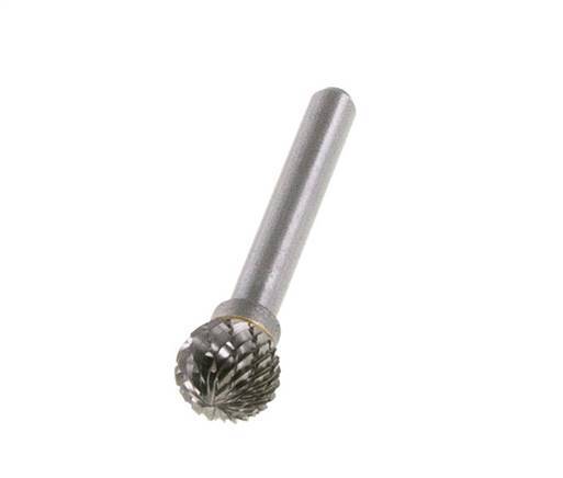 Fresa de carburo KUD redonda/globular de 12 mm