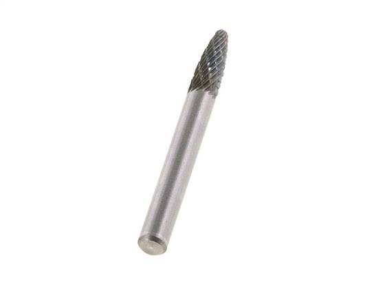 Fresa de carburo de punta redonda RBF de 6 mm