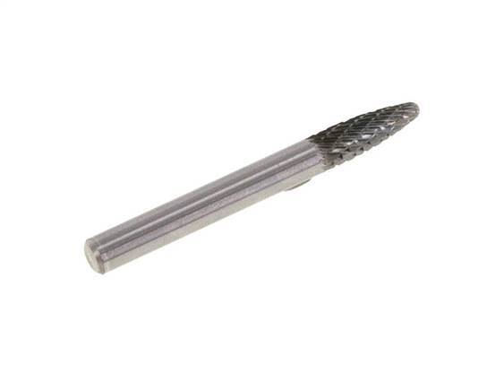 Fresa de carburo de punta redonda RBF de 6 mm