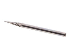 Fresa de carburo SKM de forma cónica de 3 mm