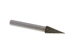 Fresa de carburo SKM con forma de cono puntiagudo de 8 mm