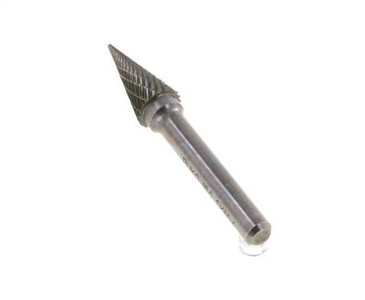 Fresa de metal duro SKM con forma de cono puntiagudo de 10 mm