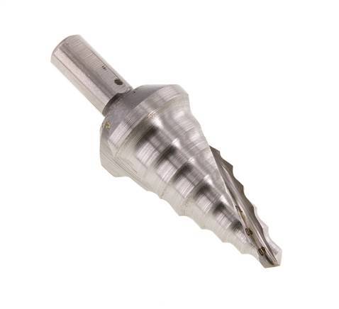Broca escalonada HSS de RUKO con filo espiral tamaño 4