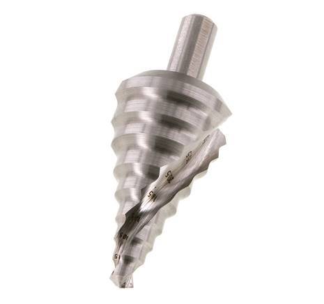Broca escalonada HSS de RUKO con filo espiral tamaño 15