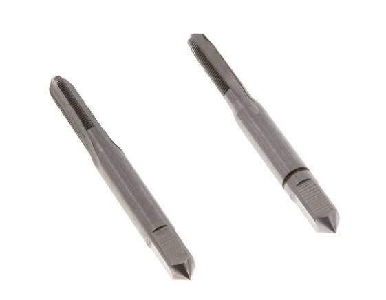 macho de rosca manual de 2 piezas M 5x0,50 de rosca fina (DIN 2181)