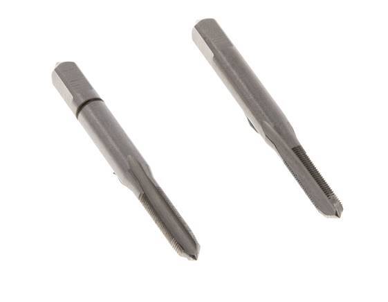 macho de rosca manual de 2 piezas M 5x0,50 de rosca fina (DIN 2181)