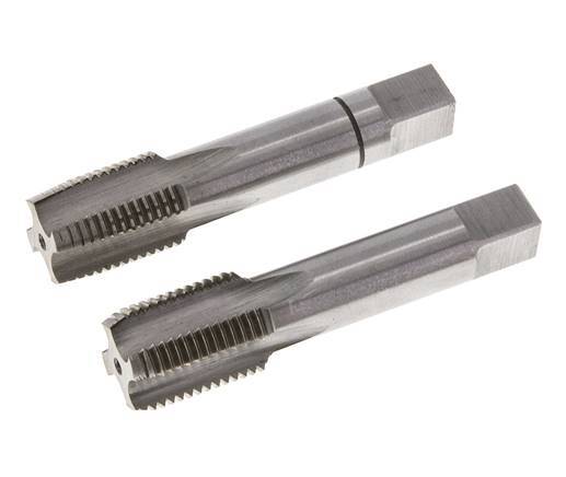 macho de rosca manual de 2 piezas M 16x1,50 Rosca fina (DIN 2181)