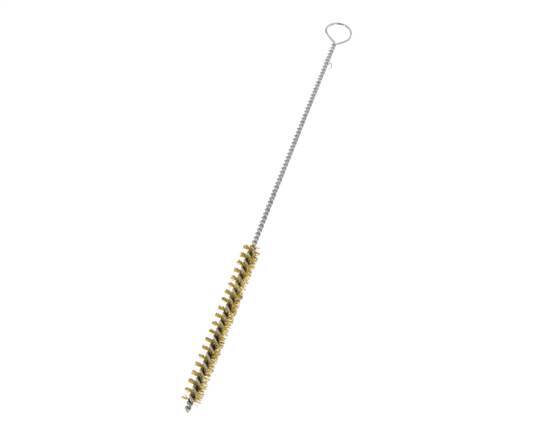 Cepillo de tubo con ojal de 10 mm de alambre de latón corrugado