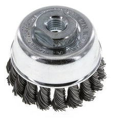 Cepillo de copa 65 mm (M 14X2) Alambre de acero 0,5 mm (18xtrenzado)