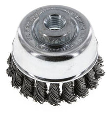 Cepillo de copa 65 mm (M 14X2) Alambre de acero 0,5 mm (18xtrenzado)
