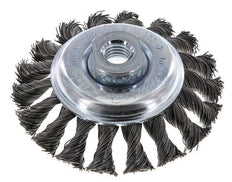 Cepillo biselado de alambre de acero trenzado 100X12 mm ( M14X2)