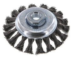 Cepillo biselado de alambre de acero trenzado 100X12 mm ( M14X2)