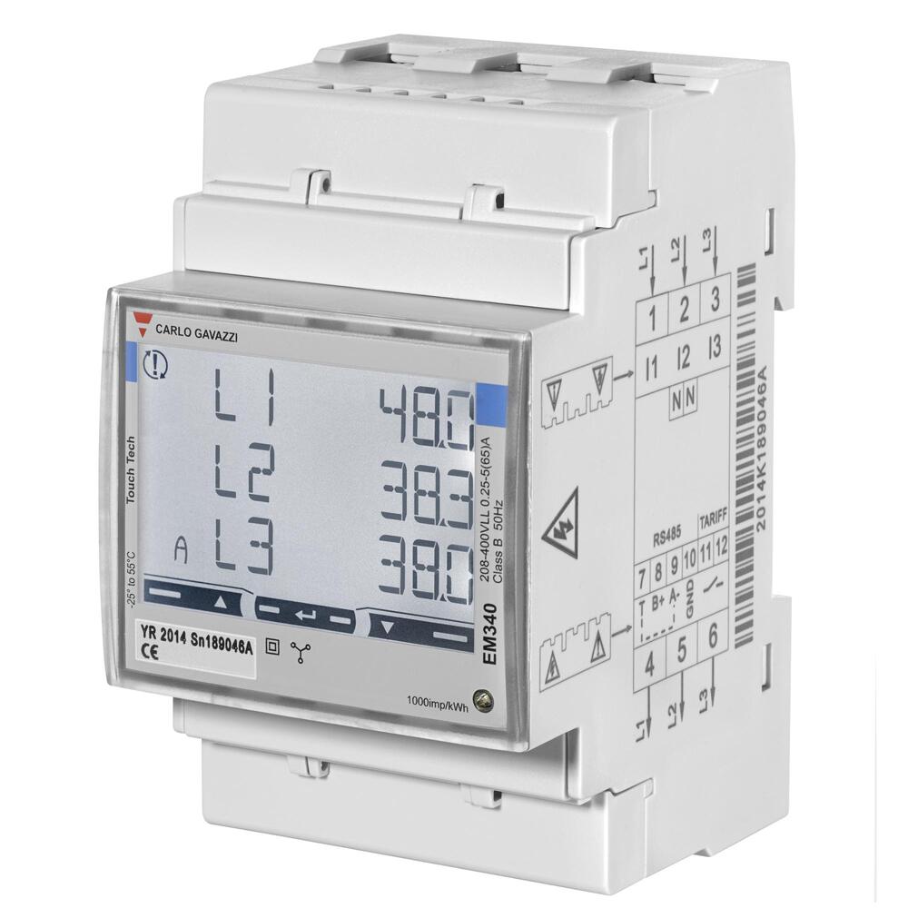Carlo Gavazzi Electricity Meter - EM340DINAV23XO1X