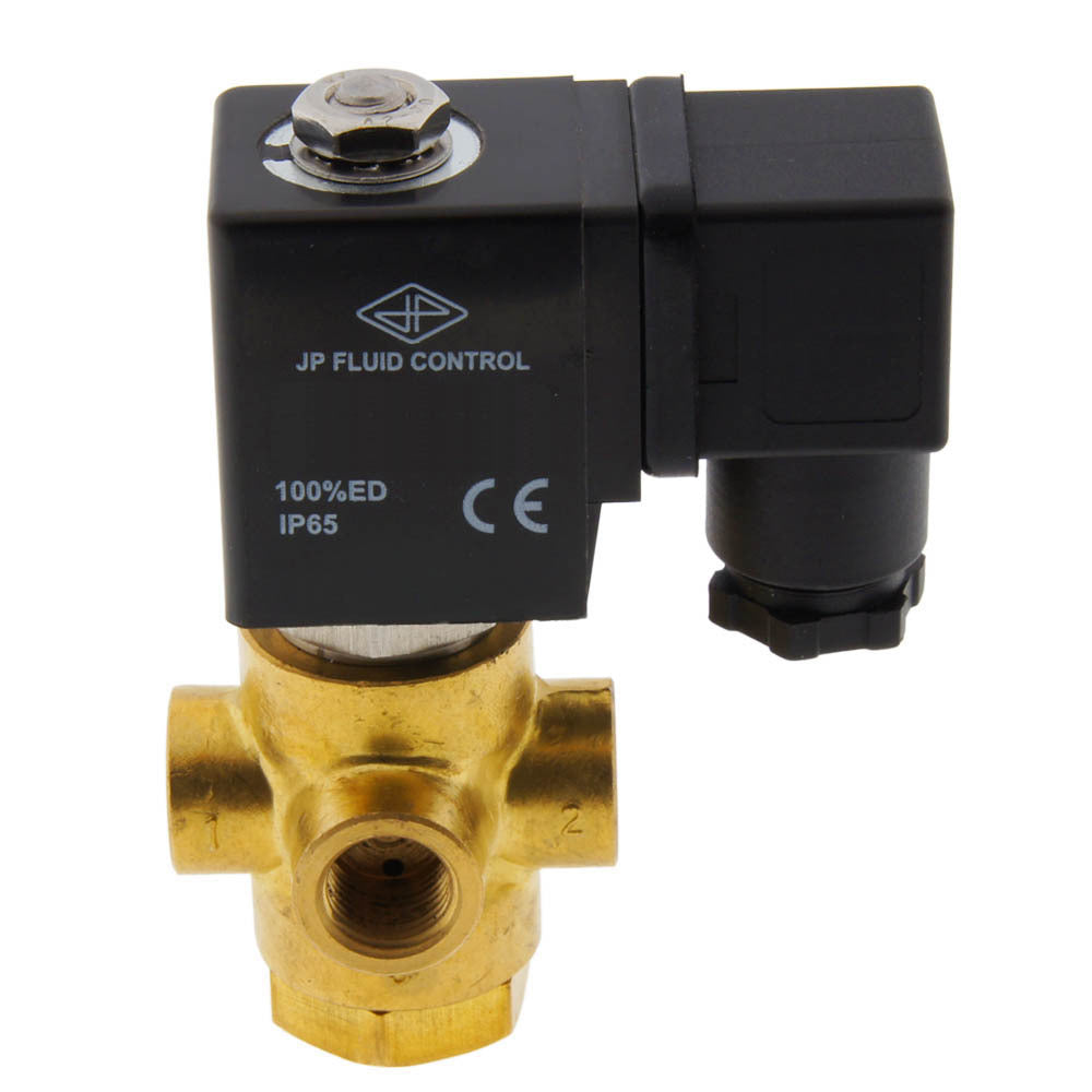 Válvula solenoide TP-DB 1/4'' 3/2 vías NO Latón EPDM 0-3.2bar 24V AC