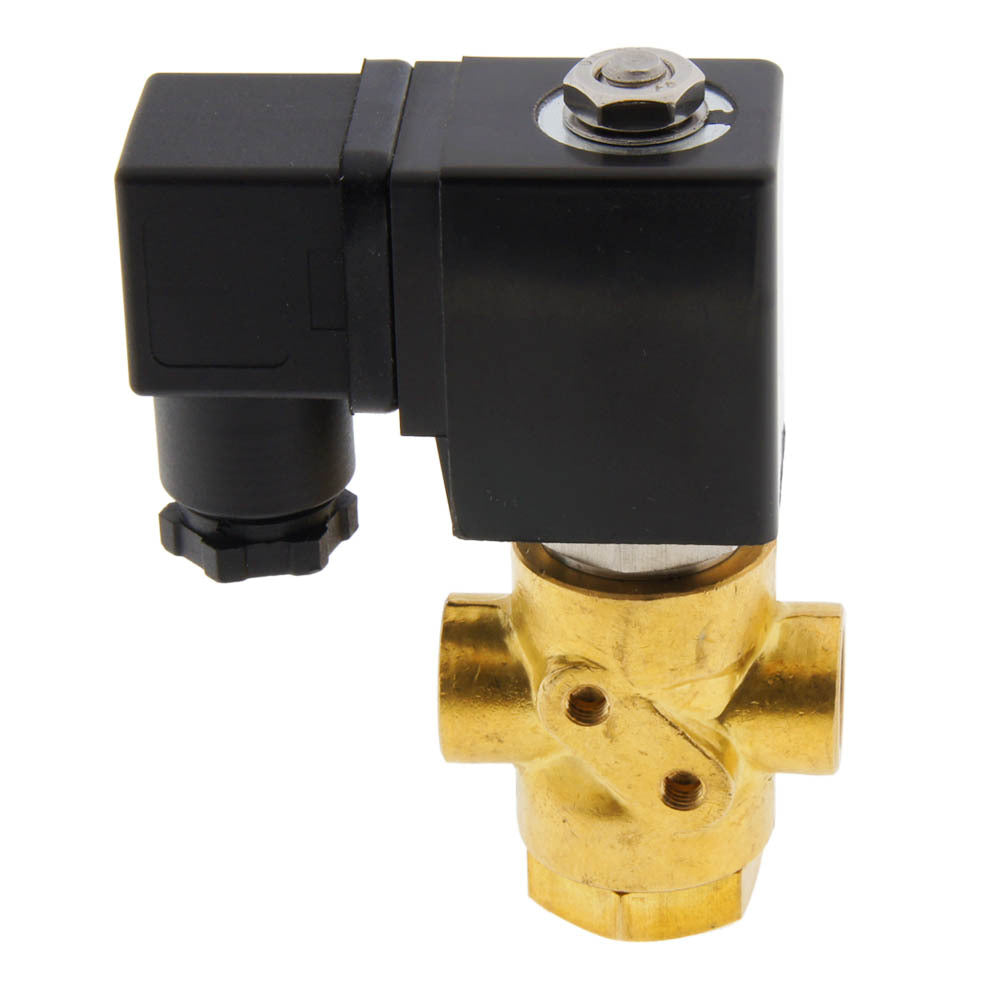 Electroválvula TP-DA 1/4'' 3/2 vías NC Latón EPDM 0-3,2bar 380V CA