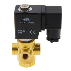 Válvula de solenoide TP-DA 1/8'' 3/2 vías NC Latón EPDM 0-9bar 24V DC