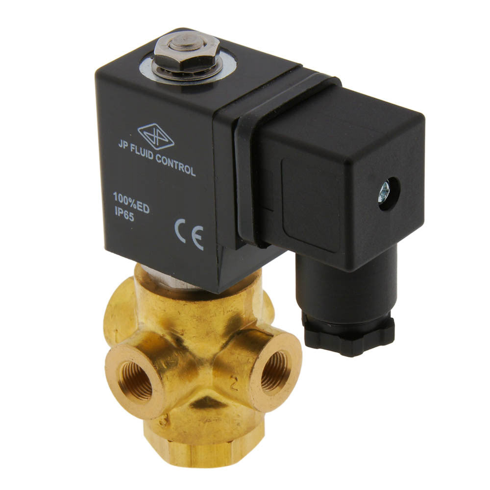 Electroválvula TP-DD 1/8'' 3/2 Vías UN Latón EPDM 0-5bar 120V AC