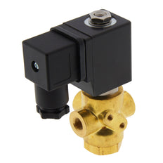 Válvula de solenoide TP-DA 1/8'' 3/2 vías NC Latón EPDM 0-9bar 24V DC