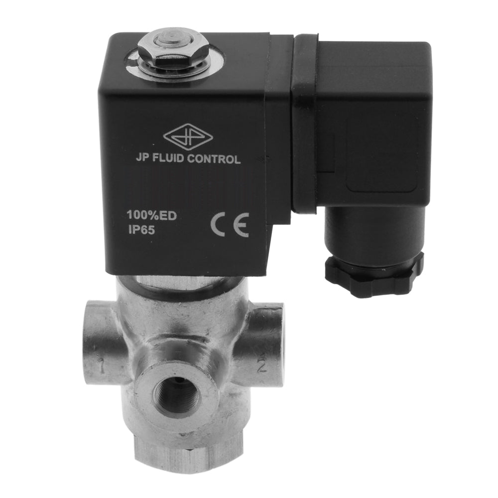 Electroválvula TP-DA 1/8'' 3/2 vías NC Acero inoxidable EPDM 0-11bar 120V AC