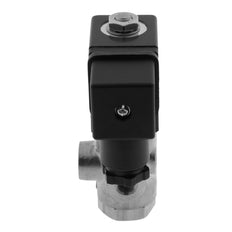 Electroválvula TP-DA 1/8'' 3/2 vías NC Acero inoxidable FKM 0-9bar 24V CC