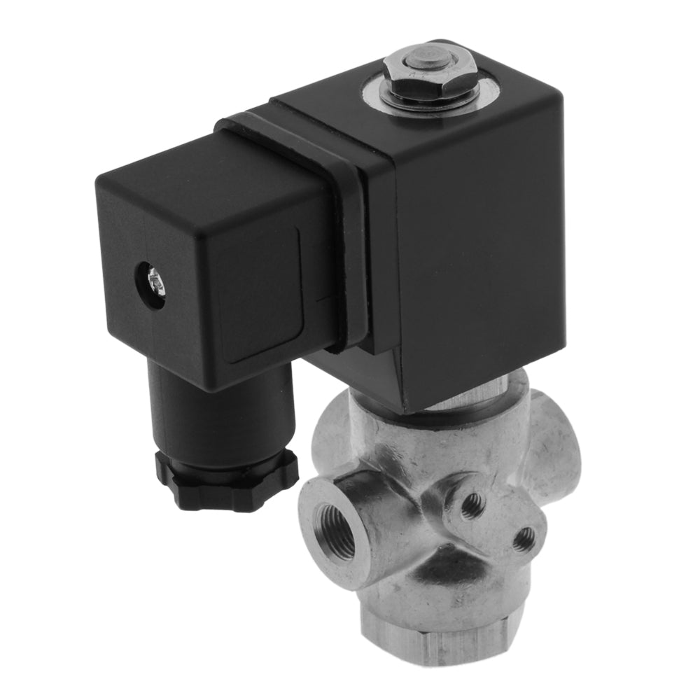 Electroválvula TP-DB 1/8'' 3/2 vías NA Acero inoxidable FKM 0-11bar 230V CA