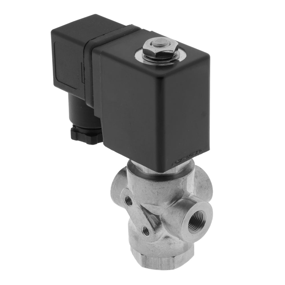 Electroválvula TP-DD 1/8'' 3/2 Vías UN Acero inoxidable EPDM 0-4bar 12V DC