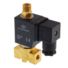 Electroválvula TW-DA 1/8'' 3/2 vías NC latón EPDM 0-10bar 230V AC