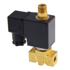 Electroválvula TW-DA 1/8'' 3/2 vías NC latón EPDM 0-10bar 230V AC