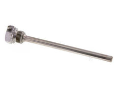 Termopozo de acero St35 G 1/2 pulgada para vástago de 160 mm Máx. 600°C y 25 barras