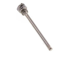 Termopozo de acero St35 G 1/2 pulgada para vástago de 160 mm Máx. 600°C y 25 barras