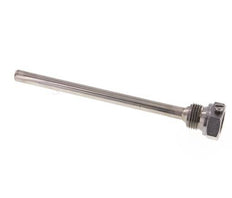 Termopozo de acero St35 G 1/2 pulgada para vástago de 160 mm Máx. 600°C y 25 barras
