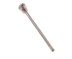 Termopozo de acero inoxidable G 1/2 pulg. fijado con pernos para vástago de 200 mm, máx. 600 °C y 25 bares