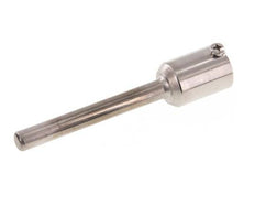 Termopozo de acero inoxidable de conexión soldada para vástago de 100 mm, máx. 600°C y 25 bares