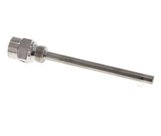 Termopozo de acero inoxidable G 1/2 pulgadas para vástago de 160 mm Máx. 600°C y 25 bares