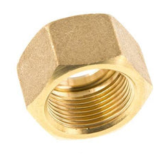 Tuerca de unión de latón M24x1,5 x 18 mm para racor de compresión